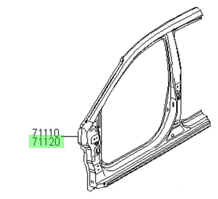 PANEL LATERAL DELANTERO RH